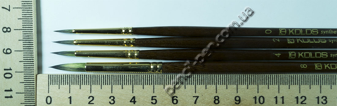 фото Кисть синтетика круглая №4, серия LIME 1112 R, KOLOS