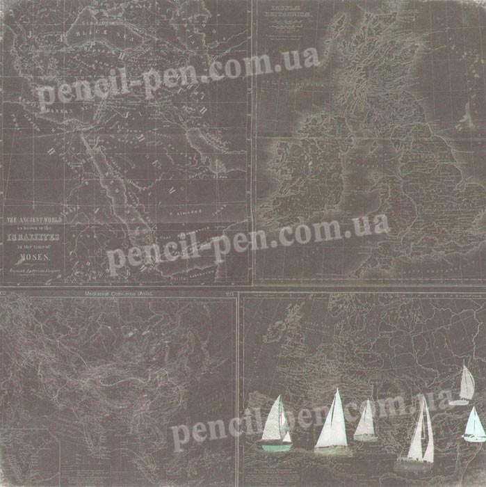 фото Папір для скрапбукінгу Там де море