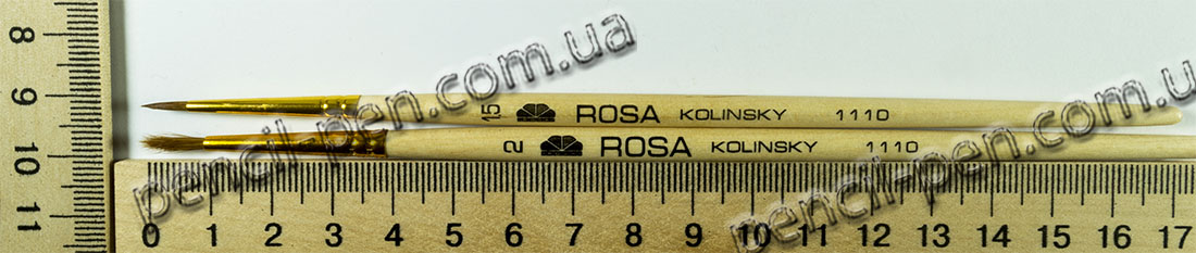 фото Кисть колонок круглая №1,5 серия 1110R, ROSA