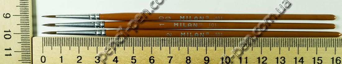 фото Кисть круглая поні 101 R01 MILAN №1.