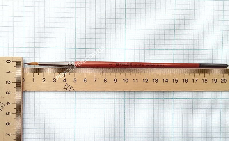 фото Кисть синтетикакруглая №2, серия CARROT 1097 R, KOLOS