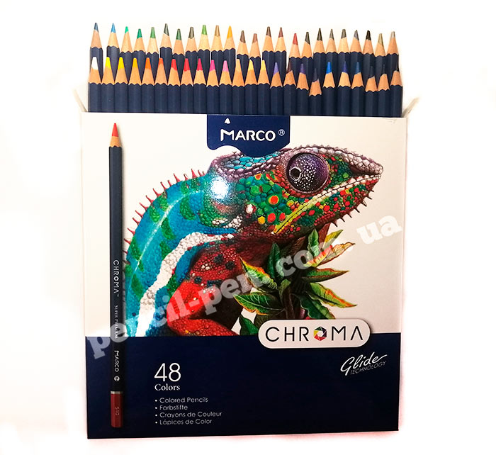 фото Набор цветных карандашей CHROMA 48 цв. в карт. кор., 8010-48СВ MARC...