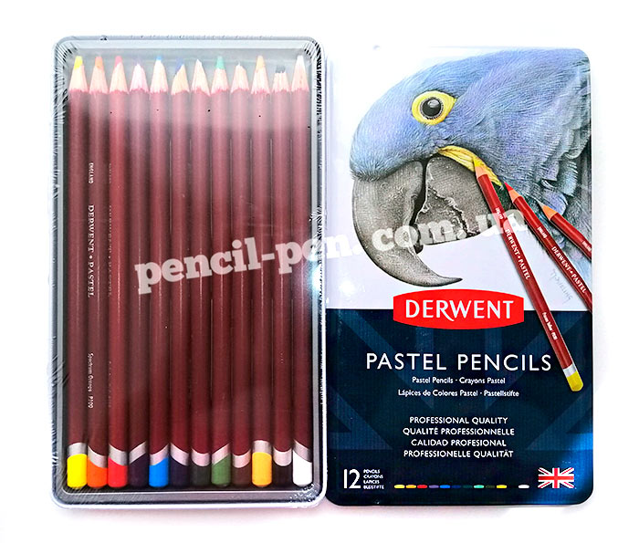 фото Набір пастельних олівців Pastel, 12 кол. мет.коробка 32991 Derwent шт.