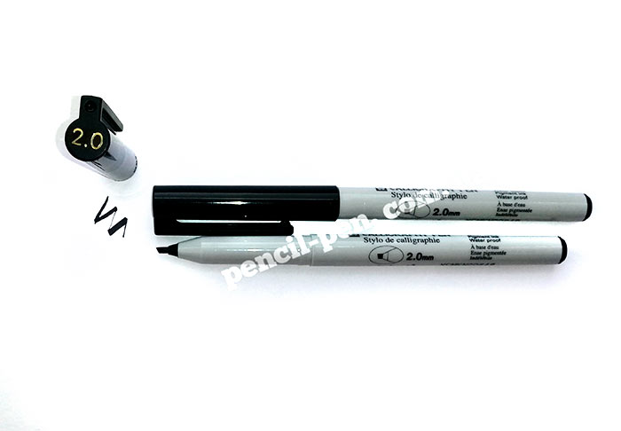 фото Ручка для каліграфії Calligraphy Pen Чорний XCMKN20#49 Sakura d:2,0 мм.