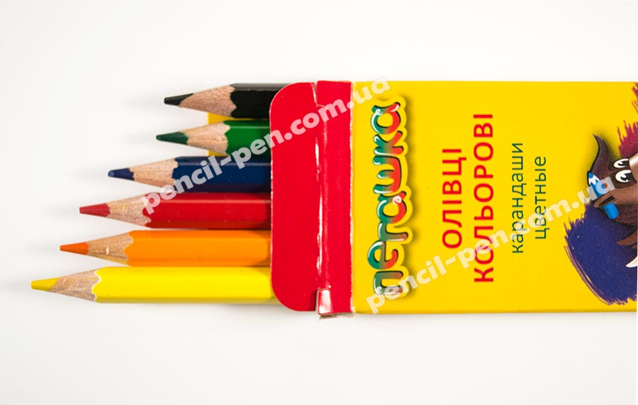 фото Набор цветных карандашей 6 цв 