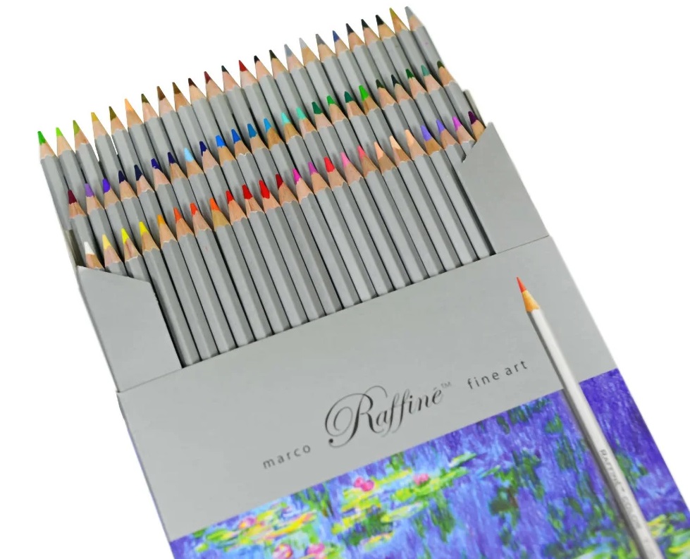фото Набір кольорових олівців 72 кол. у картонній коробці 7100-72СВ MARCO