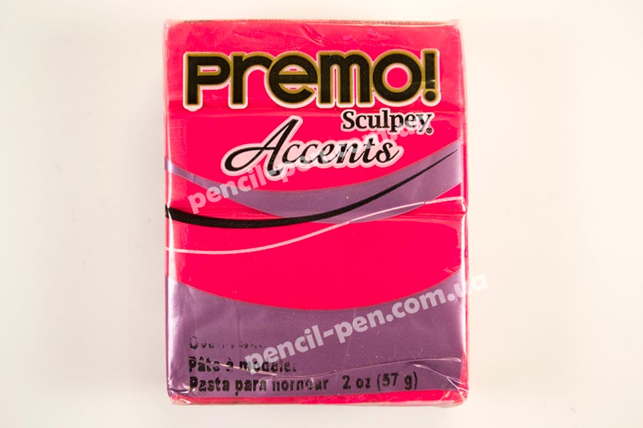 фото Пластика ФЛУОРЕСЦЕНТНАЯ Premo Accents, Розовый 50015503 POLYFORM, С...